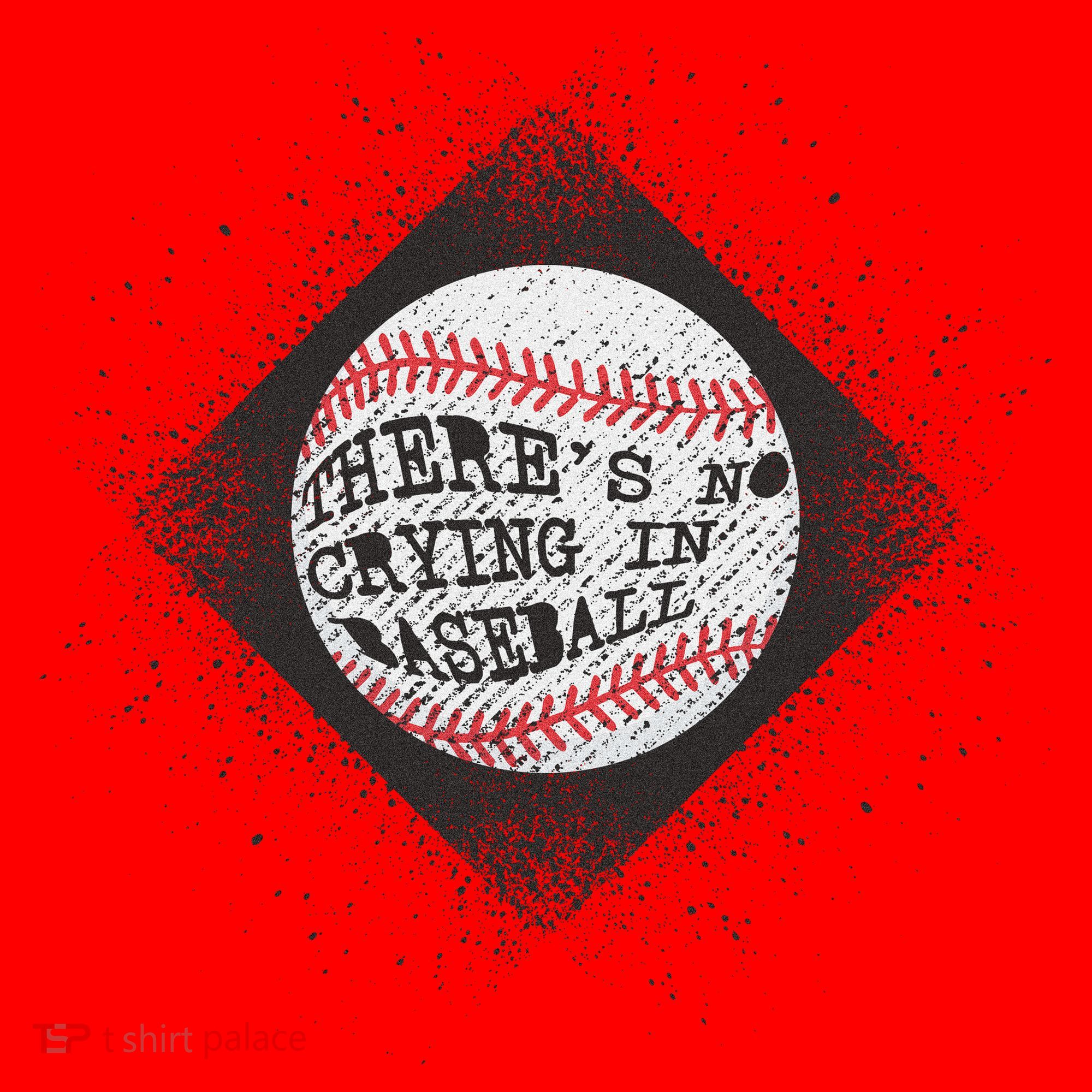 There's No Crying In Baseball Santa Hat