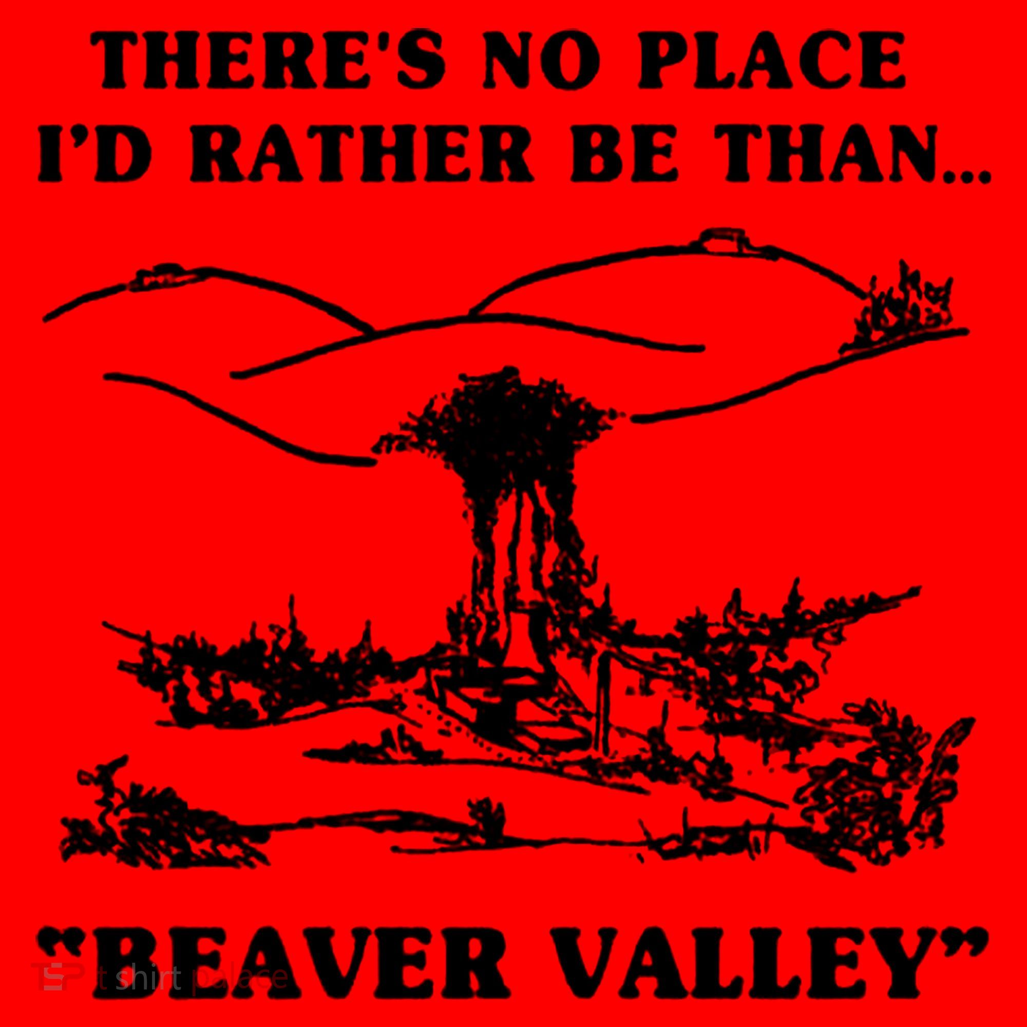 There's No Place I'd Rather Be Than Beaver Valley Santa Hat