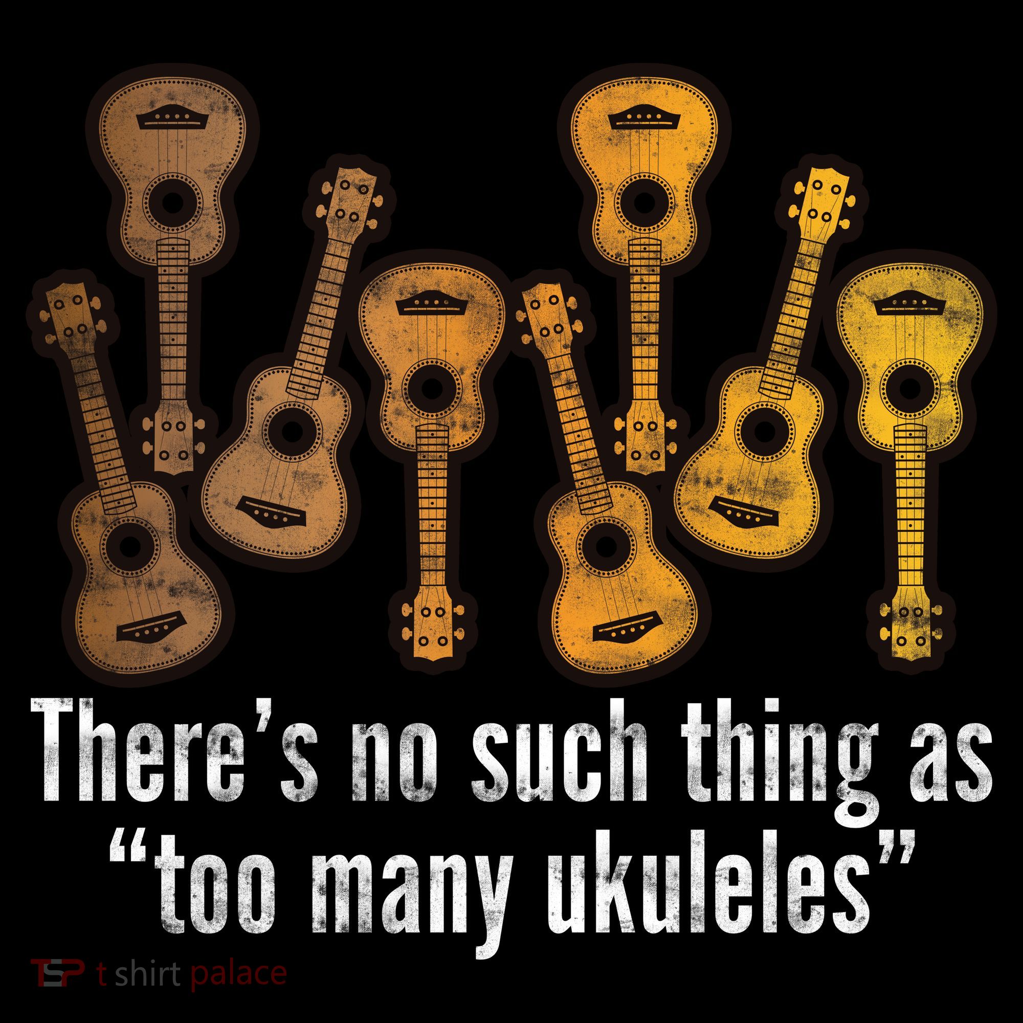 There's No Such Things As To Many Ukuleles Ornament