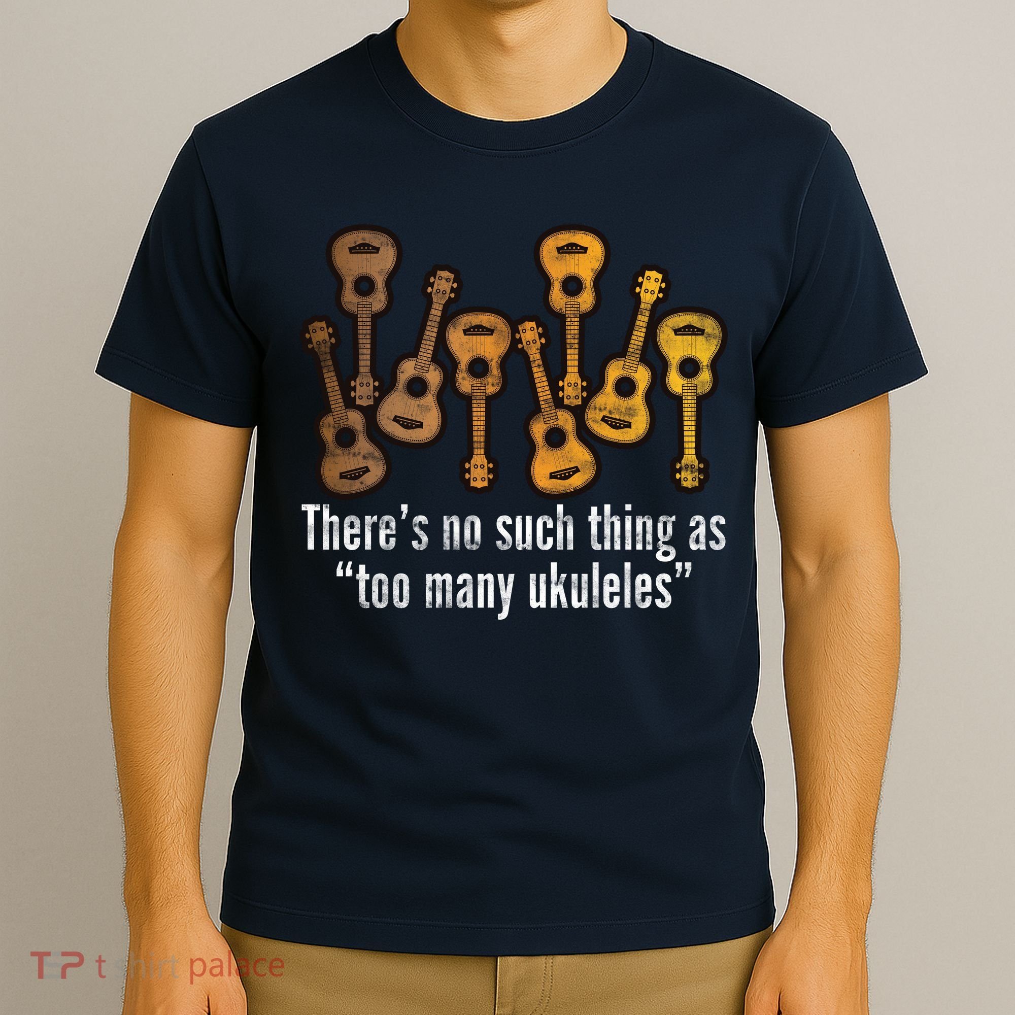 There's No Such Things As To Many Ukuleles T-Shirt