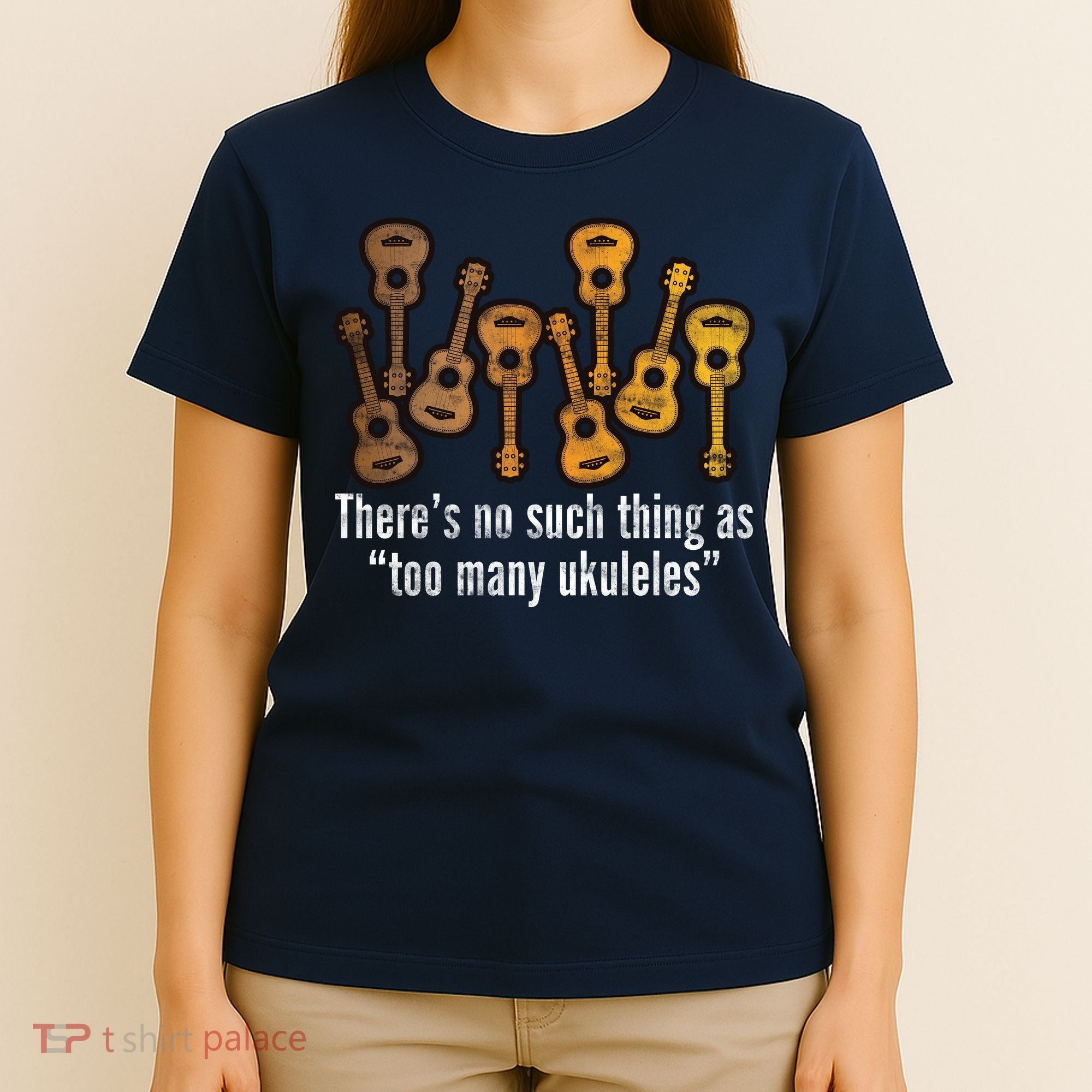 There's No Such Things As To Many Ukuleles T-Shirt