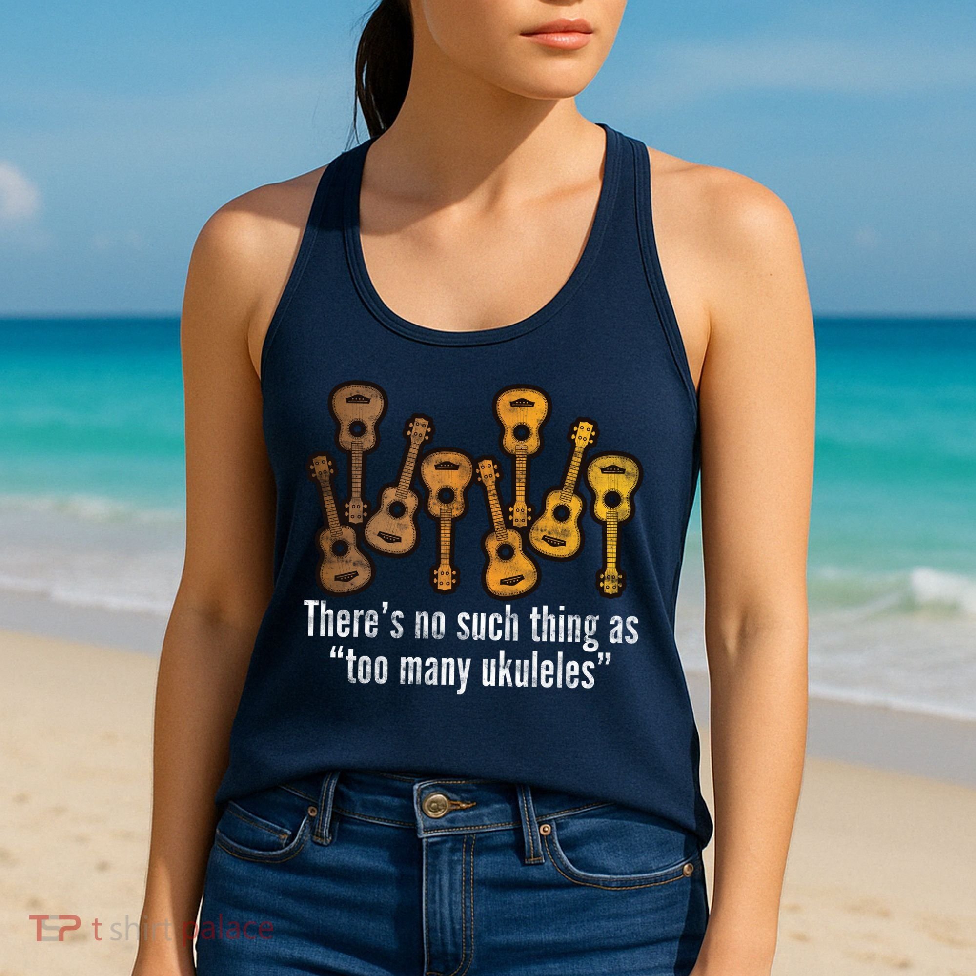 There's No Such Things As To Many Ukuleles Women's Tank Top