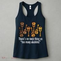 There's No Such Things As To Many Ukuleles Women's Tank Top thumb 3