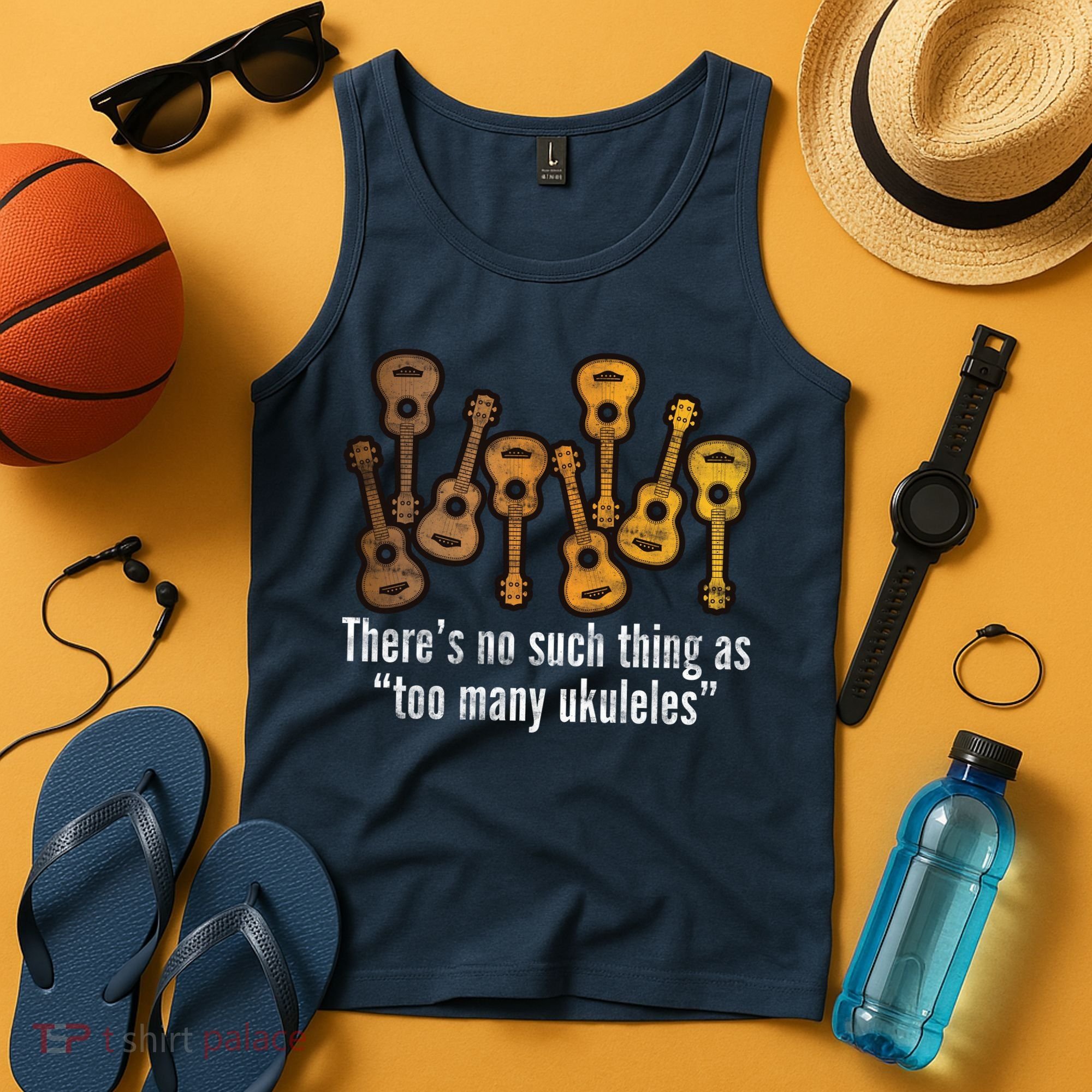 There's No Such Things As To Many Ukuleles Tank Top