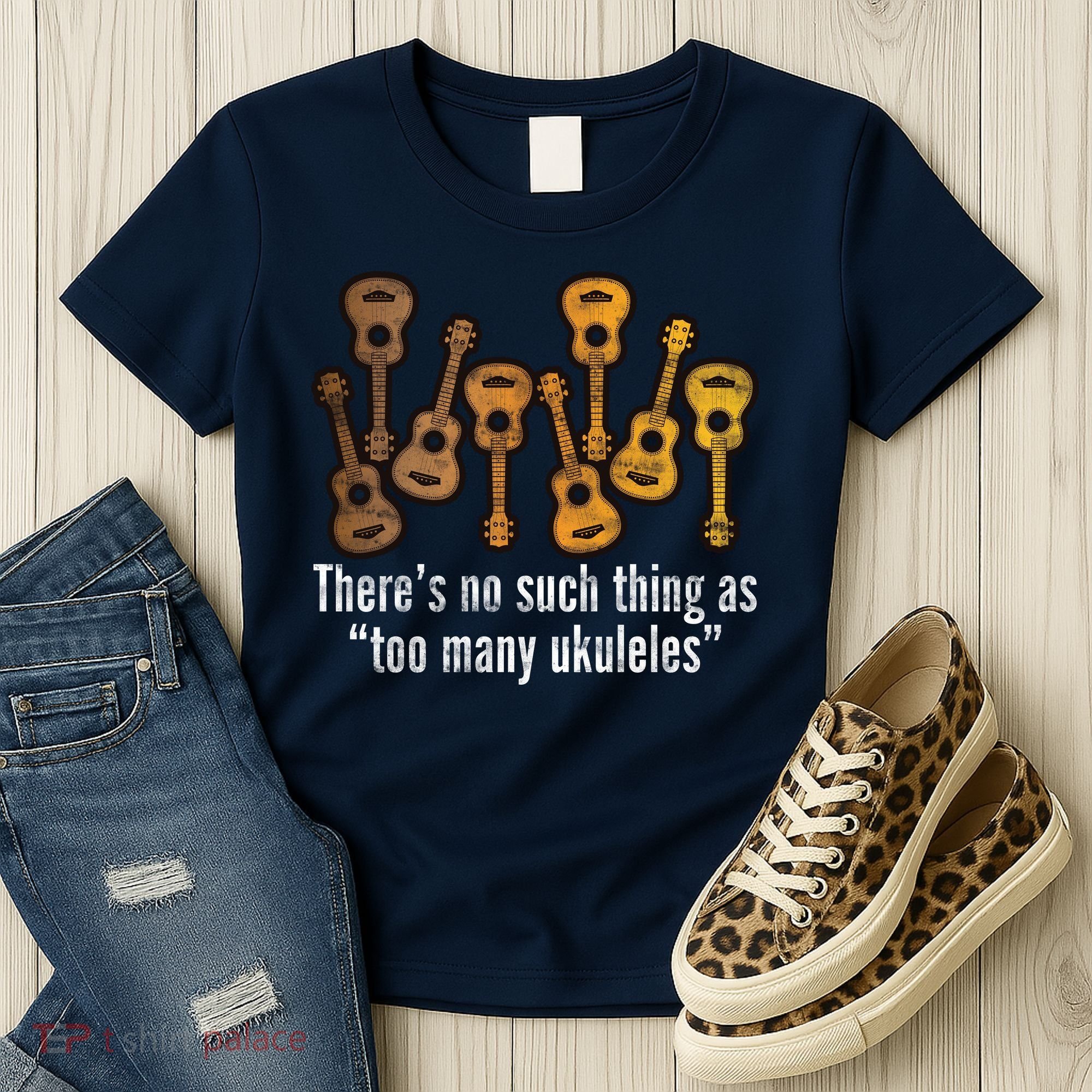There's No Such Things As To Many Ukuleles Women's T-Shirt