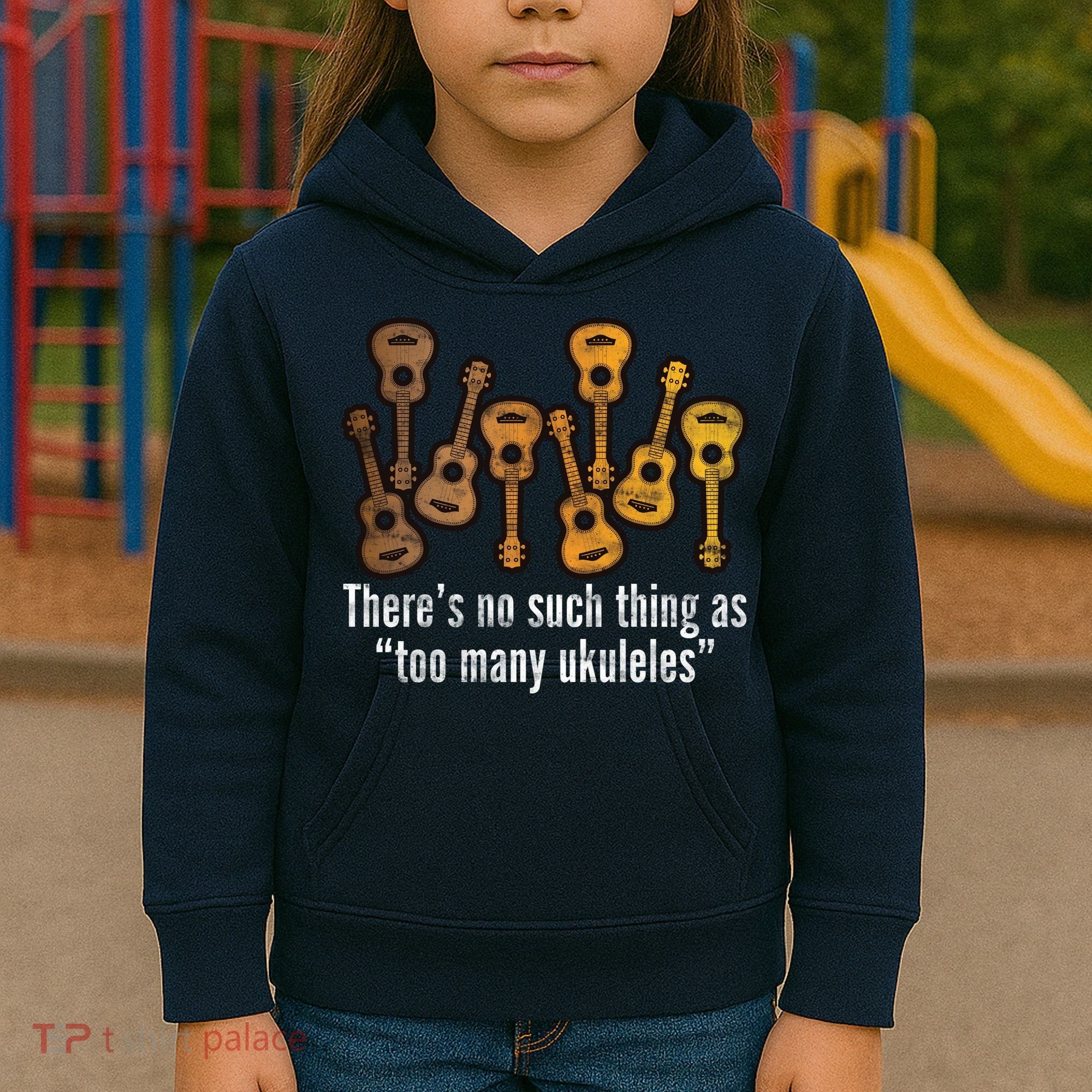 There's No Such Things As To Many Ukuleles Kids Hoodie