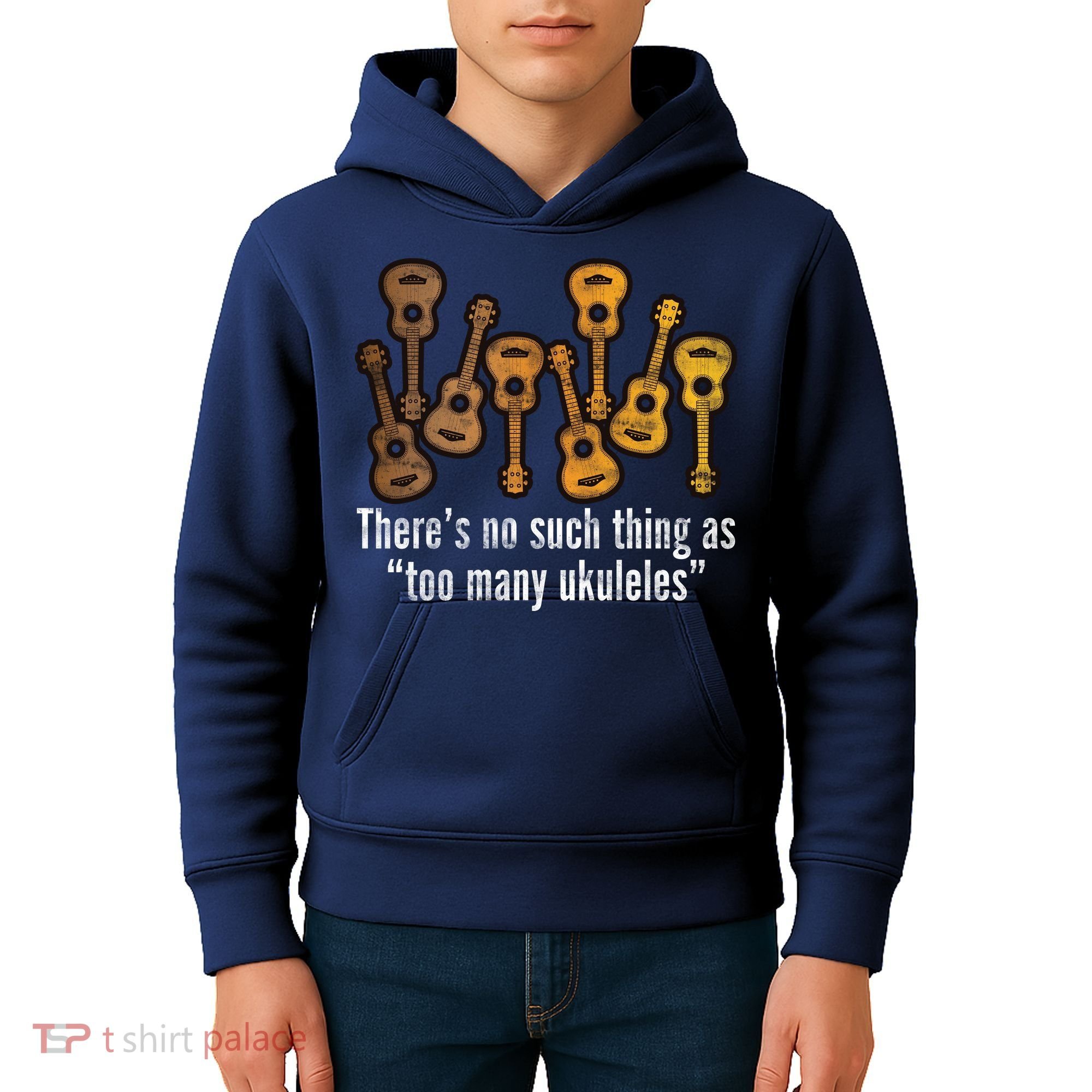 There's No Such Things As To Many Ukuleles Kids Hoodie