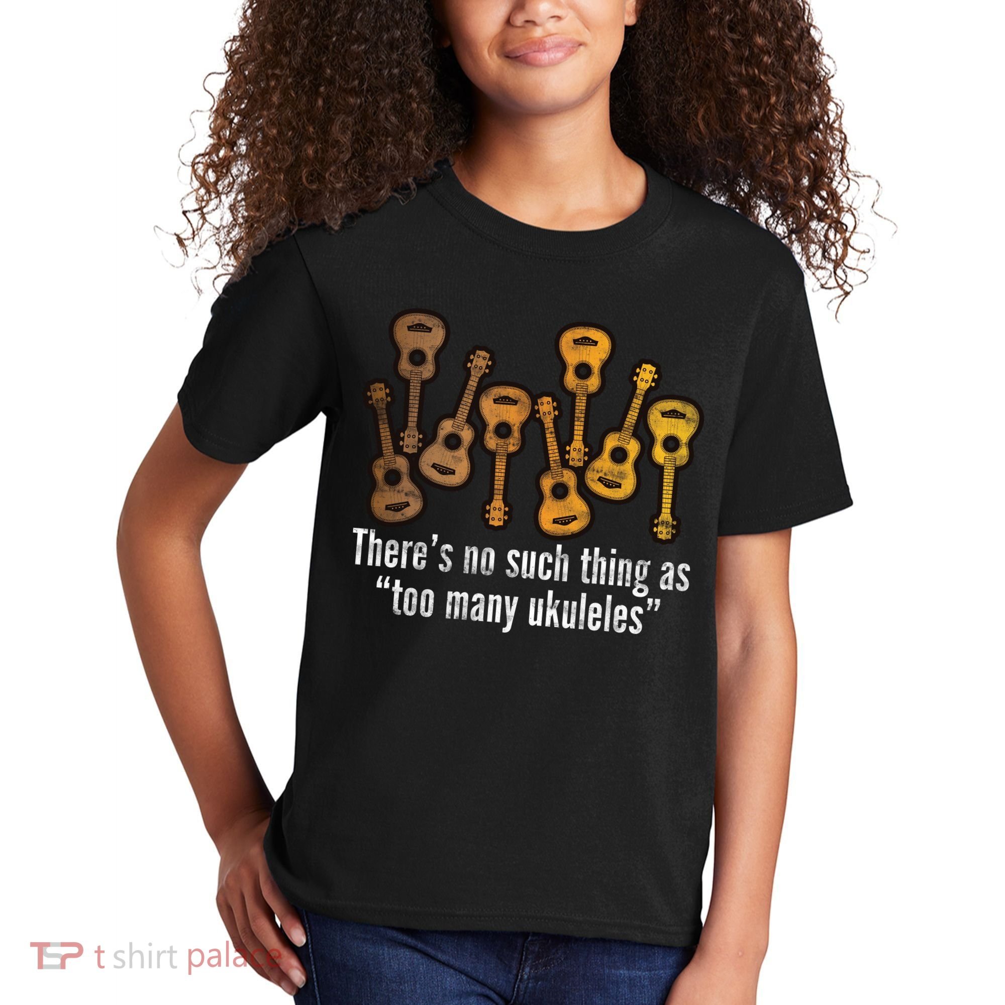 There's No Such Things As To Many Ukuleles Kids T-Shirt