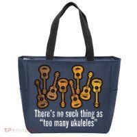 There's No Such Things As To Many Ukuleles Tote Bag thumb 0