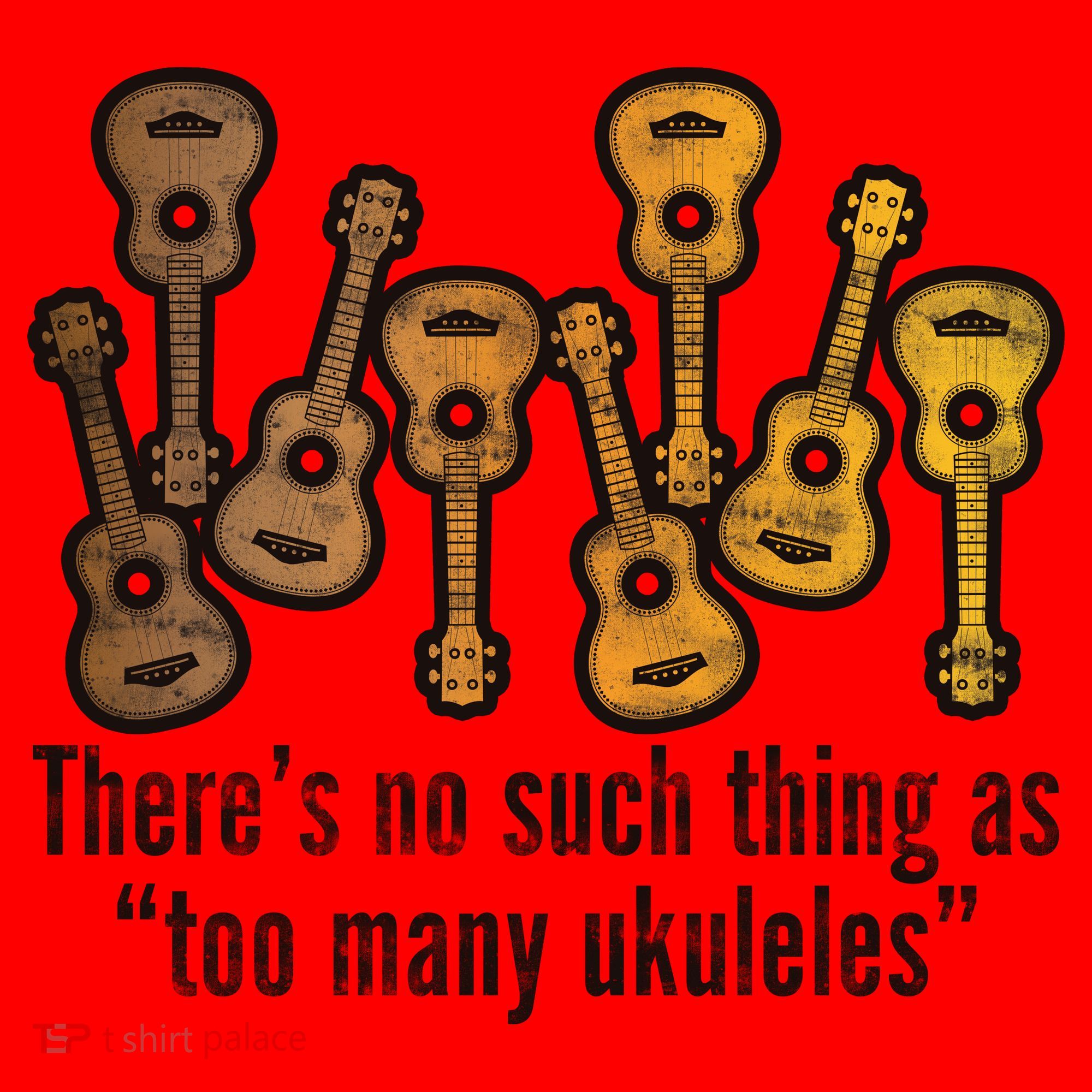 There's No Such Things As To Many Ukuleles Santa Hat