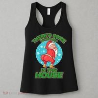 There's Some Ho Ho Hos In This House Twerking Santa Women's Tank Top thumb 3