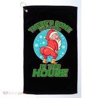 There's Some Ho Ho Hos In This House Twerking Santa Golf Towel thumb 0
