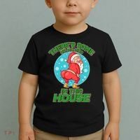 There's Some Ho Ho Hos In This House Twerking Santa Toddler T-Shirt thumb 2