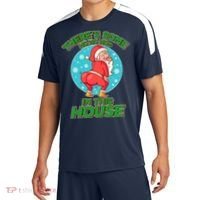 There's Some Ho Ho Hos In This House Twerking Santa Sport-Tek Competitor United Soccer Jersey thumb 0