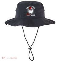There's Some Ho's In This House Plaid Santa Bucket Hat thumb 0