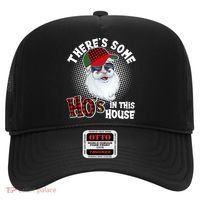 There's Some Ho's In This House Plaid Santa Hat thumb 0
