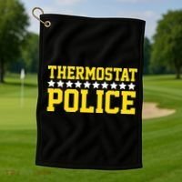 Thermostat Police Golf Towel thumb 1