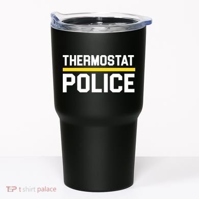 Thermostat Police Logo Tumbler