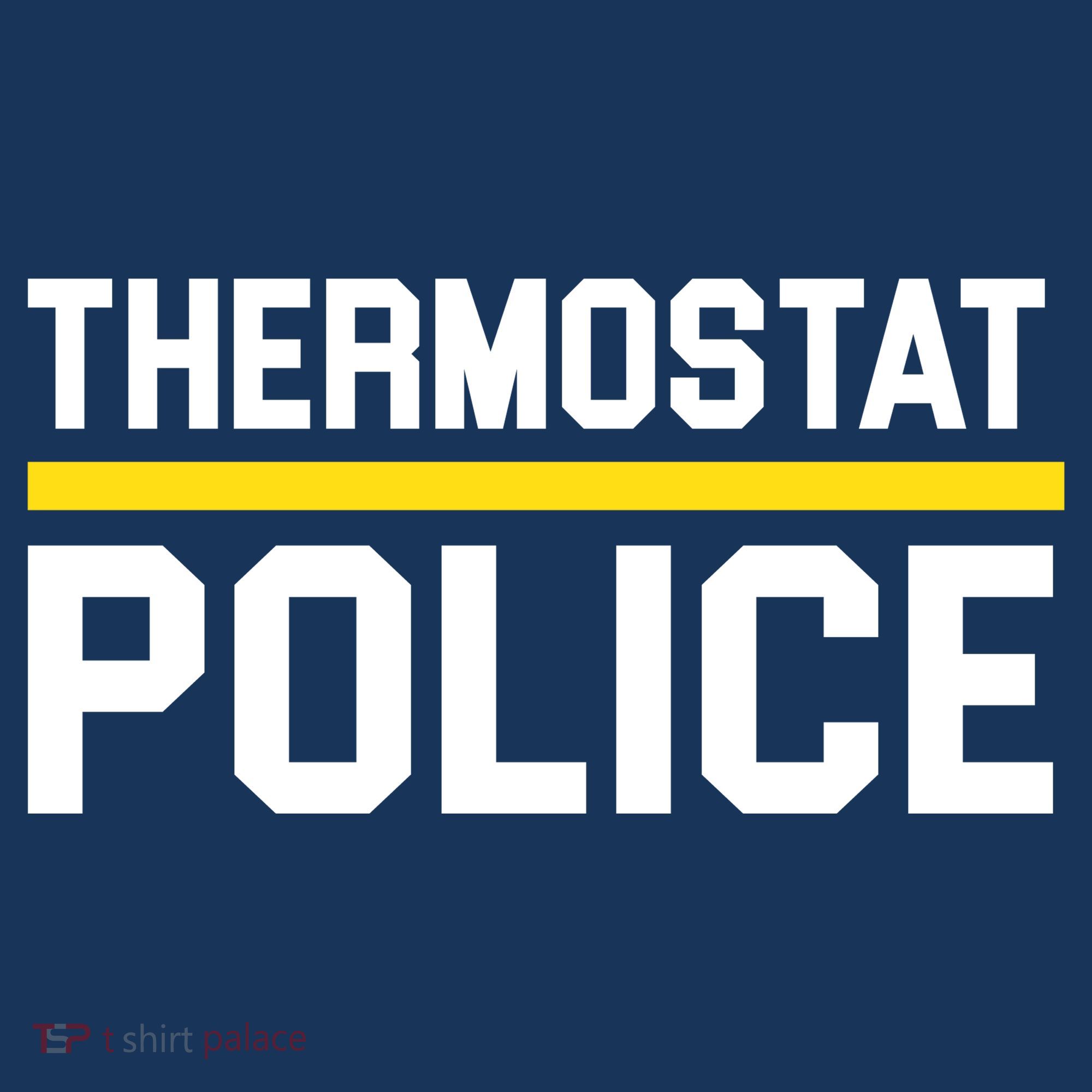 Thermostat Police Logo Doggie Tank