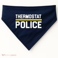 Thermostat Police Logo USA-Made Doggie Bandana thumb 0