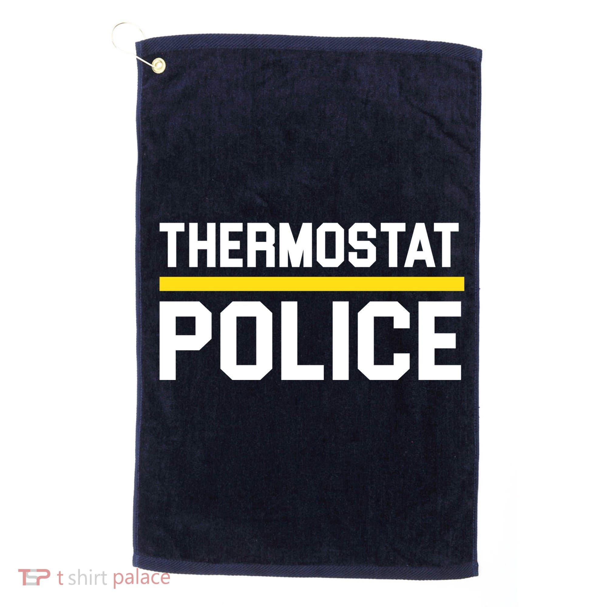 Thermostat Police Logo Golf Towel