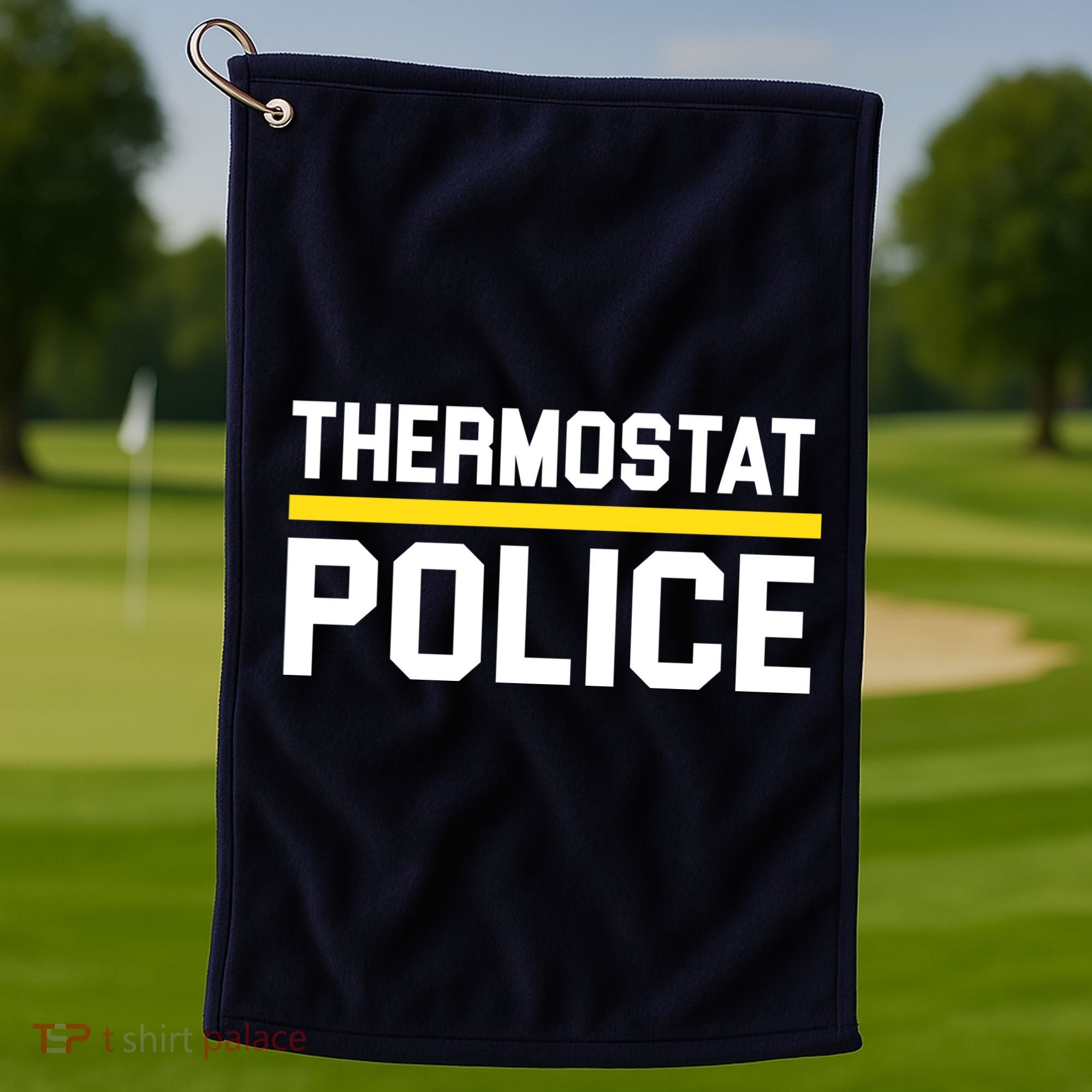 Thermostat Police Logo Golf Towel