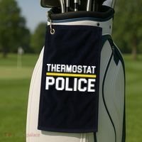 Thermostat Police Logo Golf Towel thumb 2
