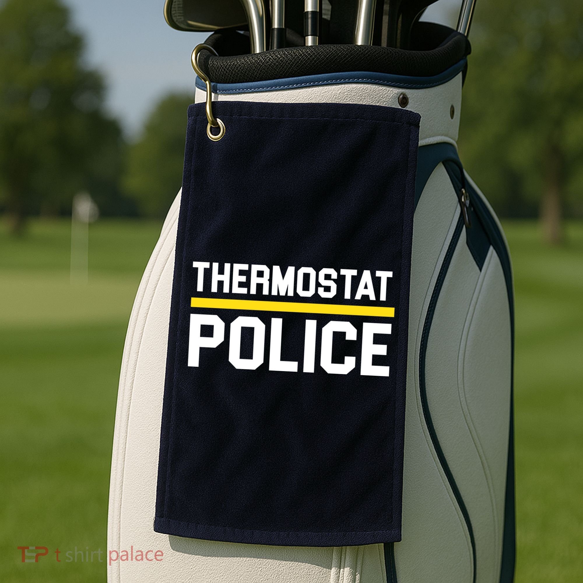 Thermostat Police Logo Golf Towel