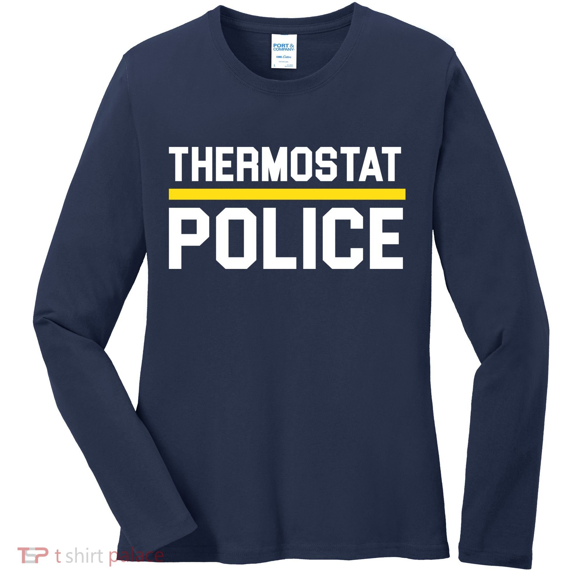 Thermostat Police Logo Women's Long Sleeve Shirt