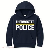 Thermostat Police Logo Kids Hoodie thumb 0