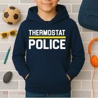 Thermostat Police Logo Kids Hoodie thumb 2