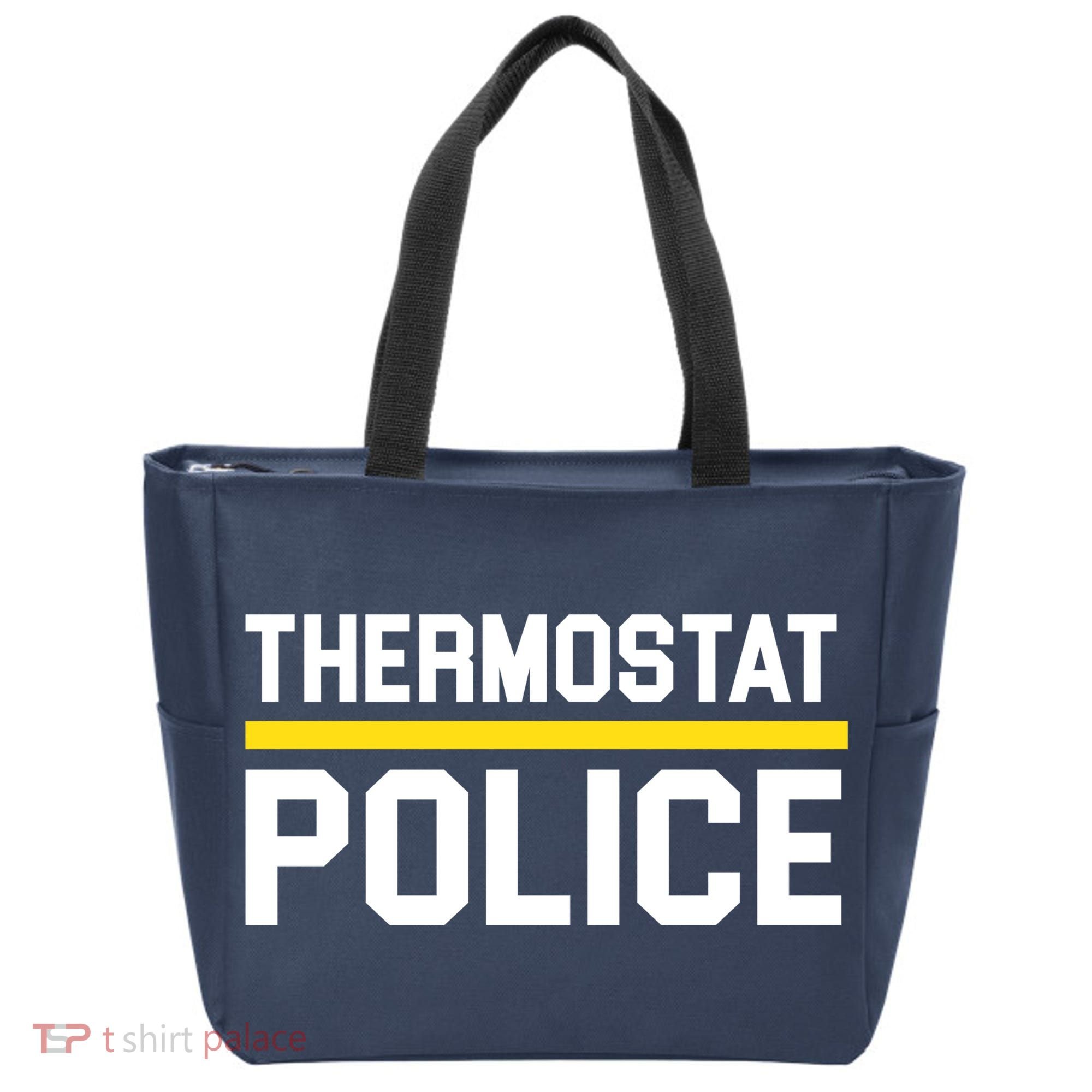 Thermostat Police Logo Tote Bag