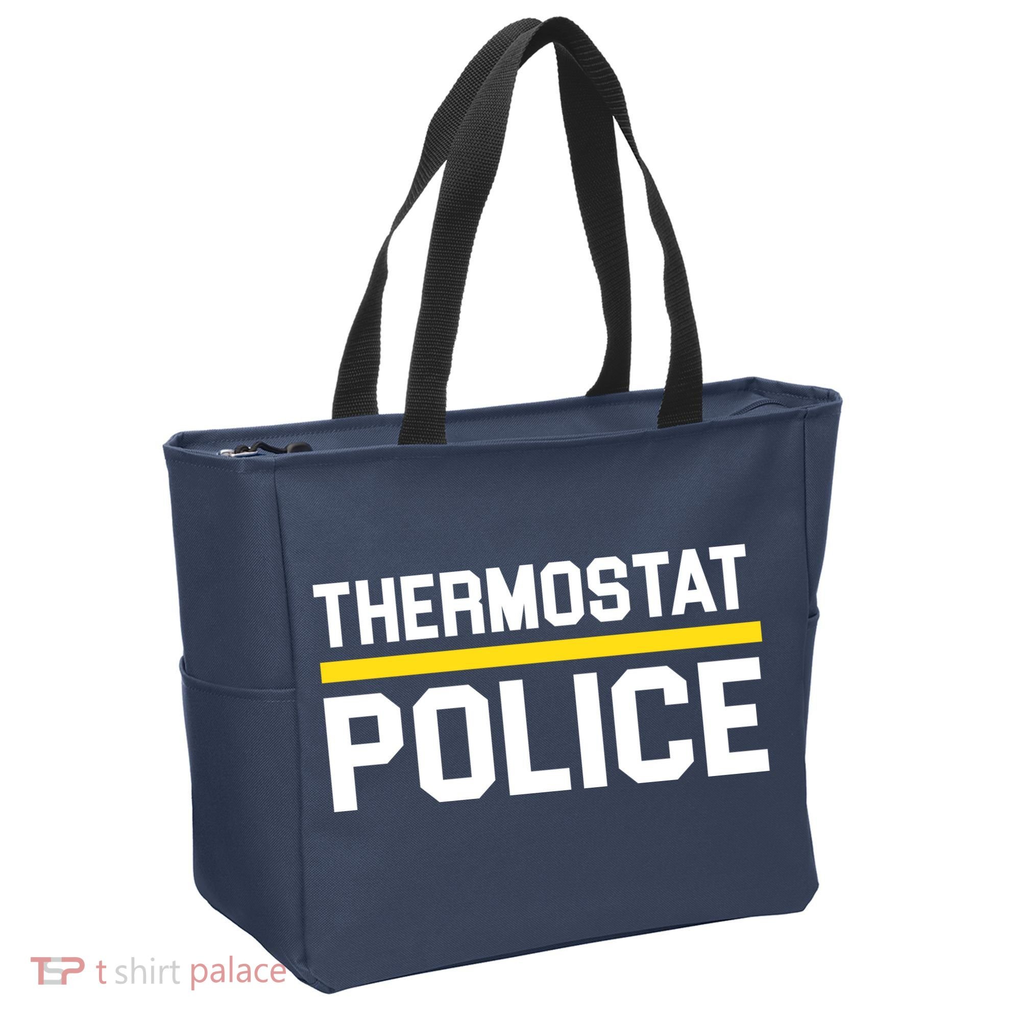 Thermostat Police Logo Tote Bag