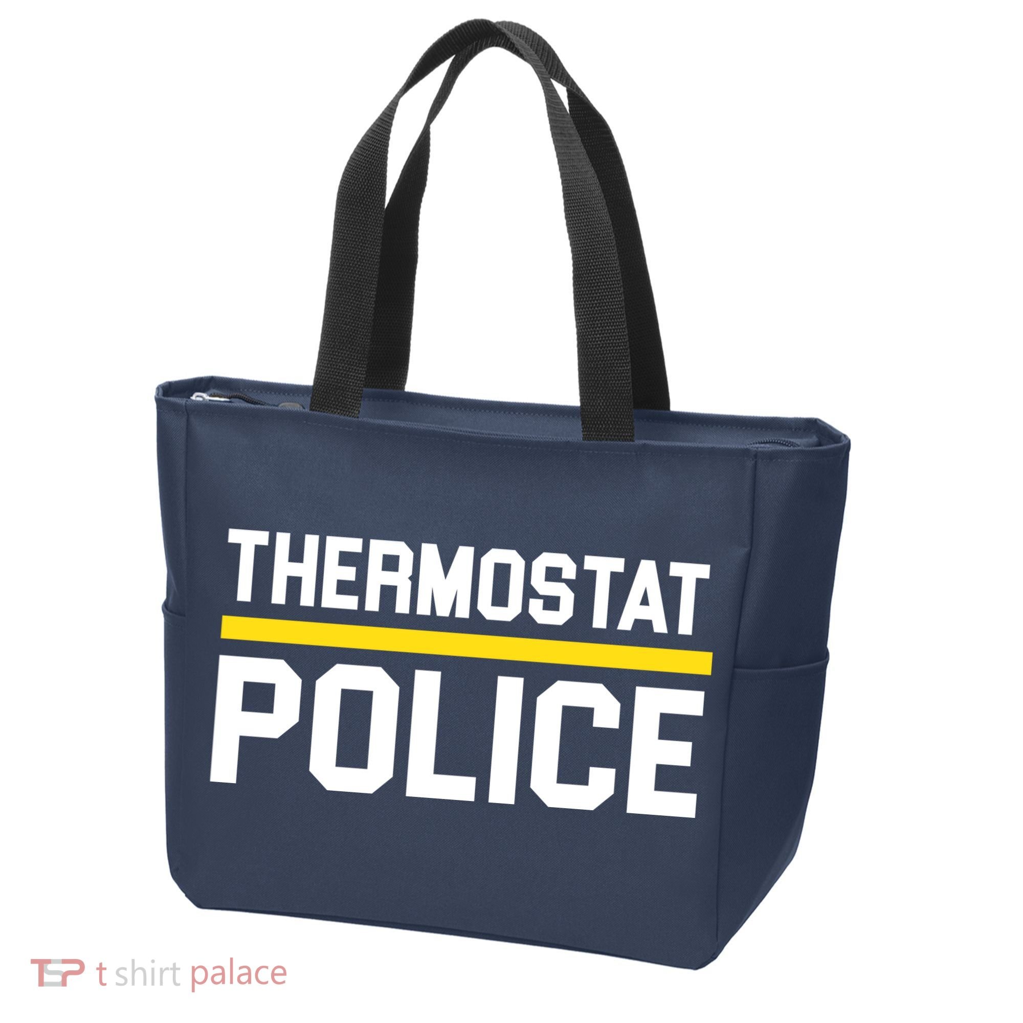 Thermostat Police Logo Tote Bag