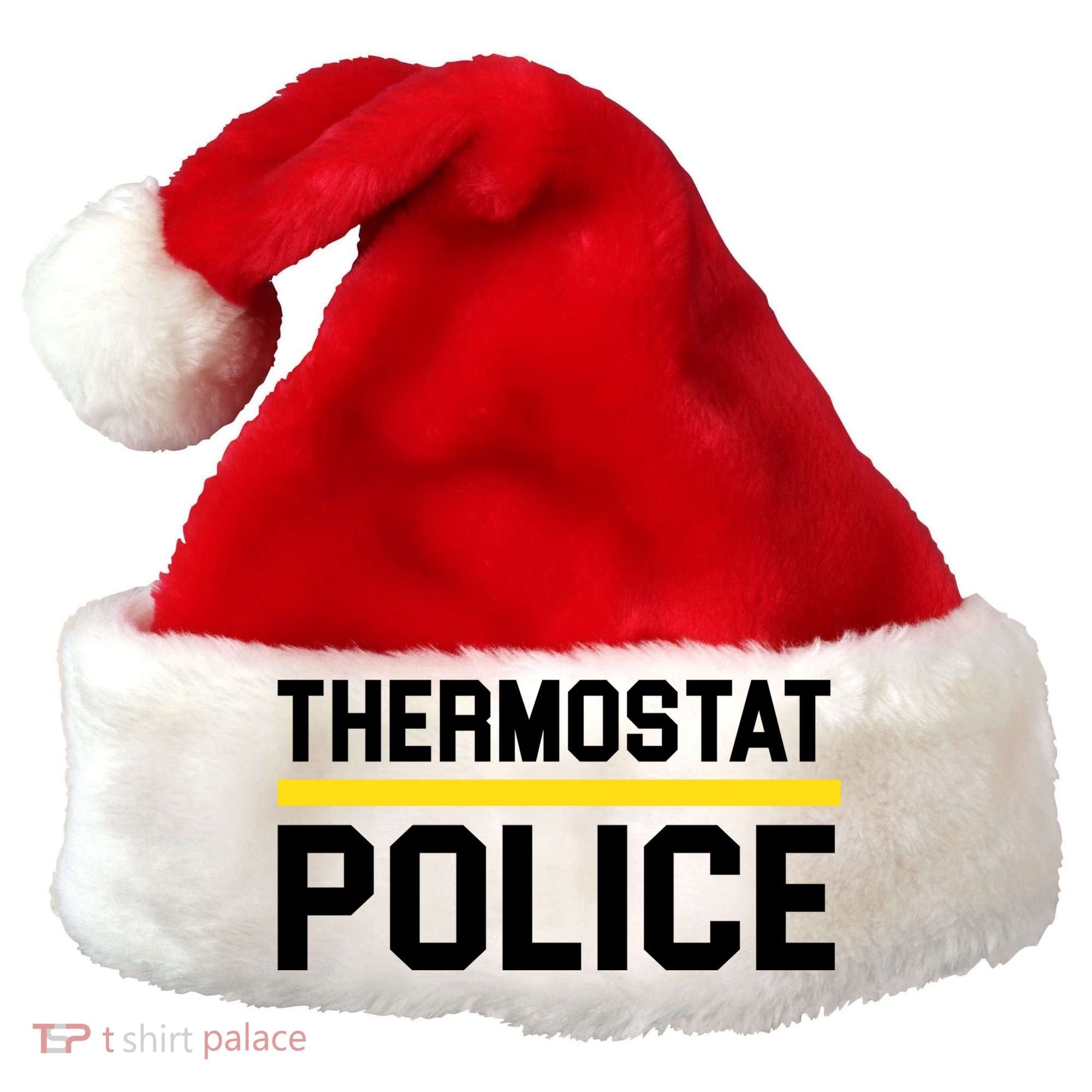 Thermostat Police Logo Santa Hat