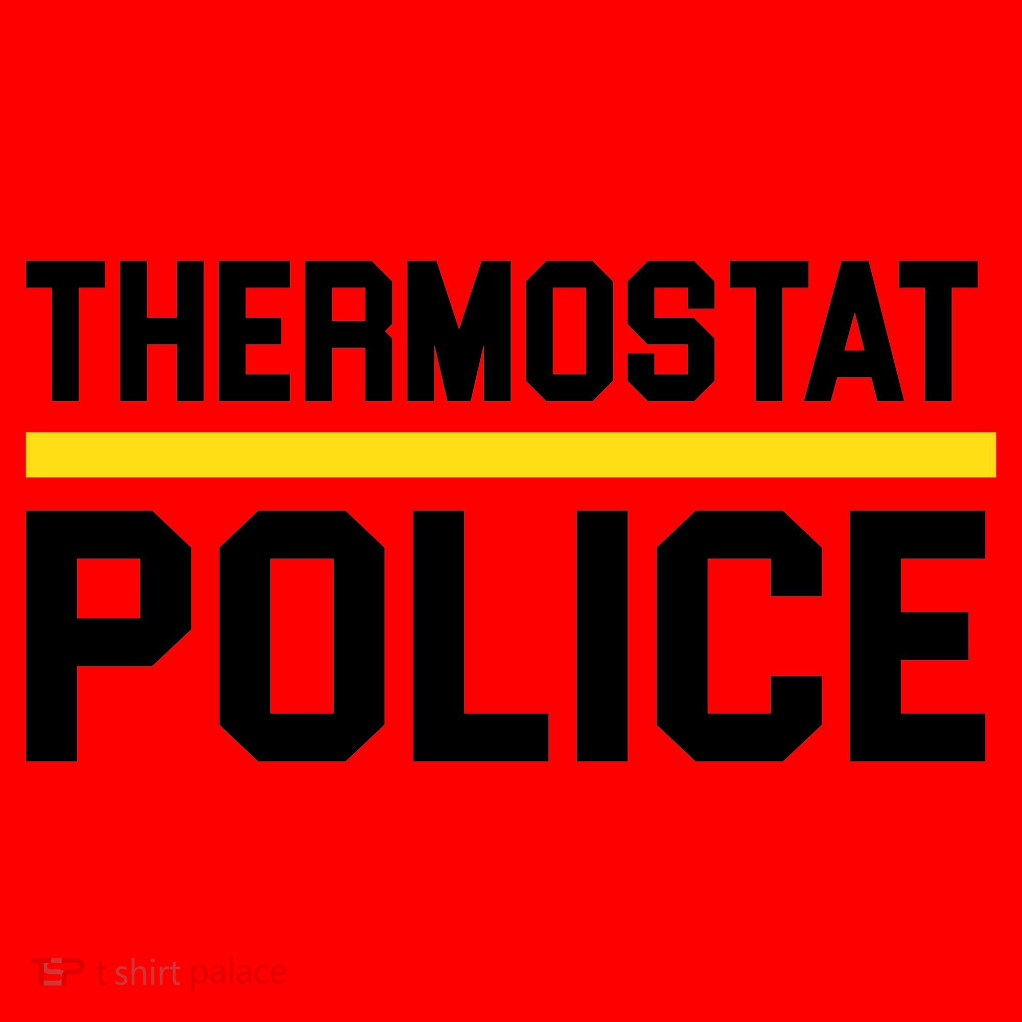 Thermostat Police Logo Santa Hat
