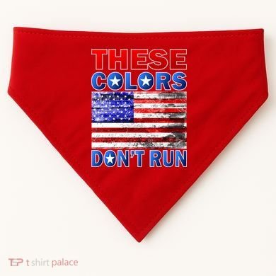 These Colors Don't Run USA-Made Doggie Bandana