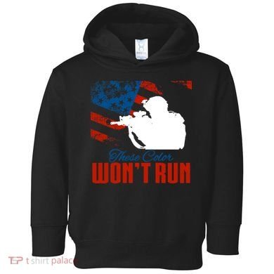 These Colors Won't Run Toddler Hoodie