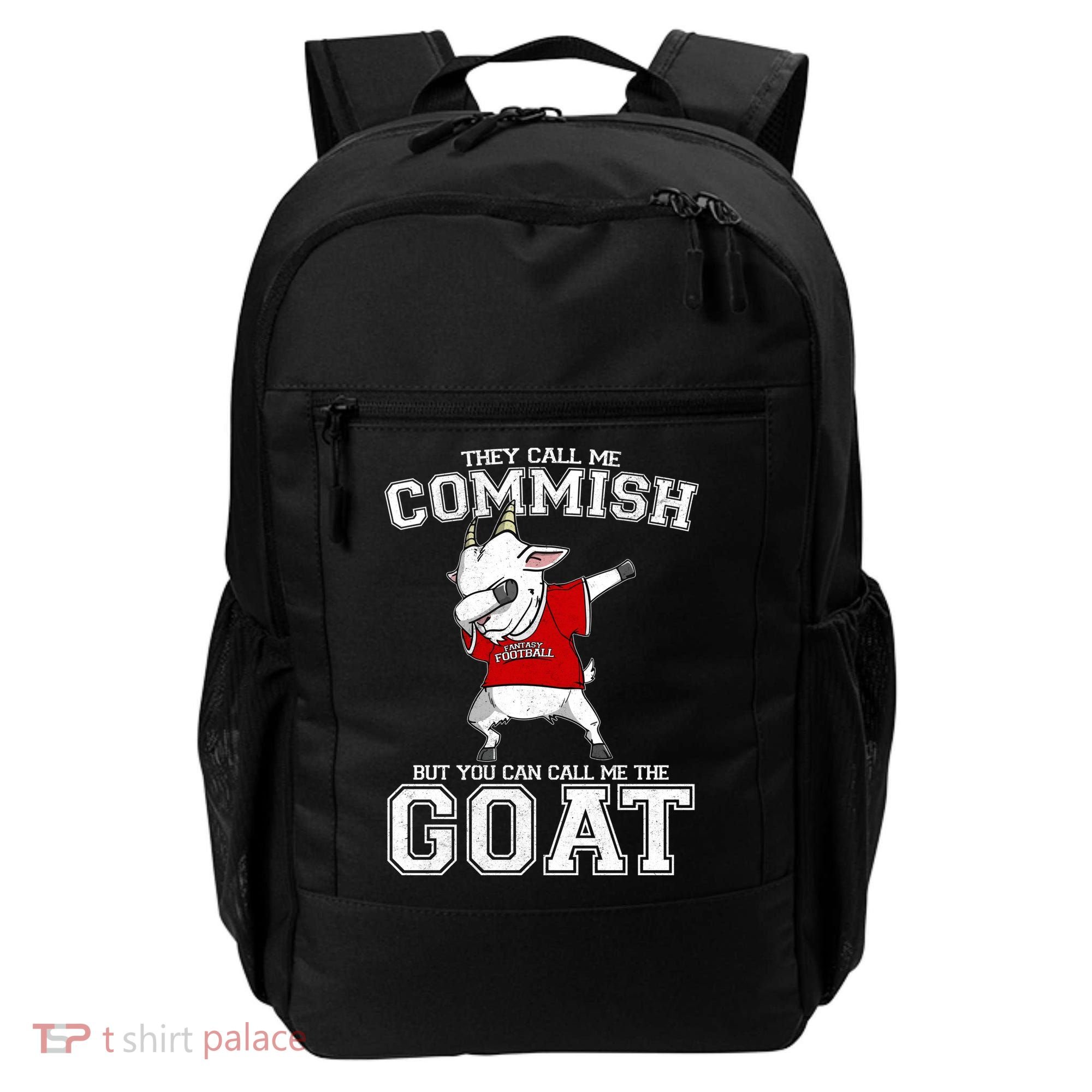 They Call Me Commish GOAT Backpack