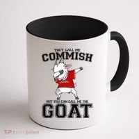 They Call Me Commish GOAT Coffee Mug thumb 1