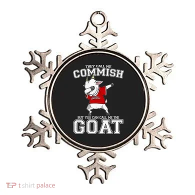 They Call Me Commish GOAT Ornament