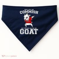 They Call Me Commish GOAT USA-Made Doggie Bandana thumb 0