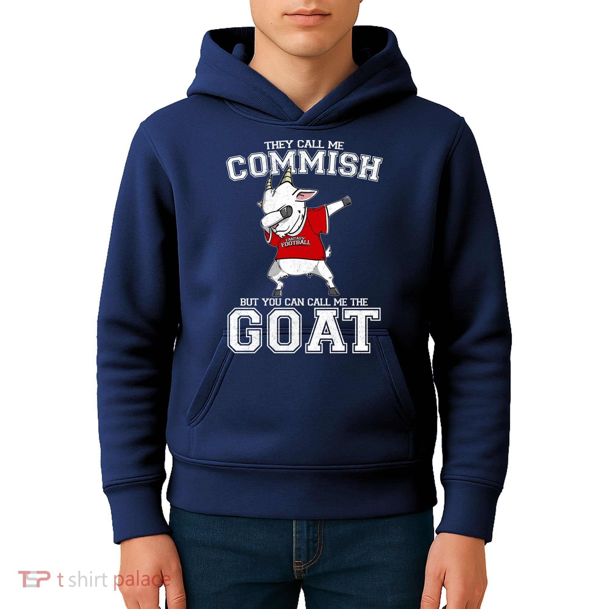 They Call Me Commish GOAT Kids Hoodie