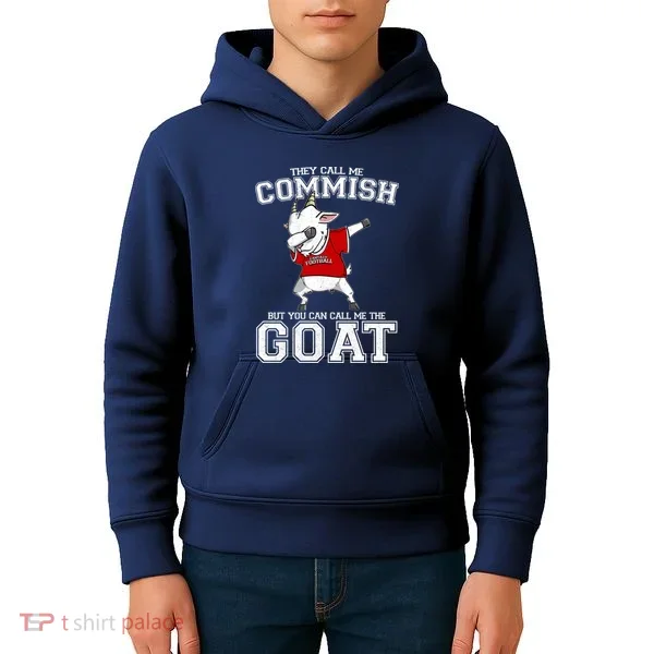 They Call Me Commish GOAT Kids Hoodie