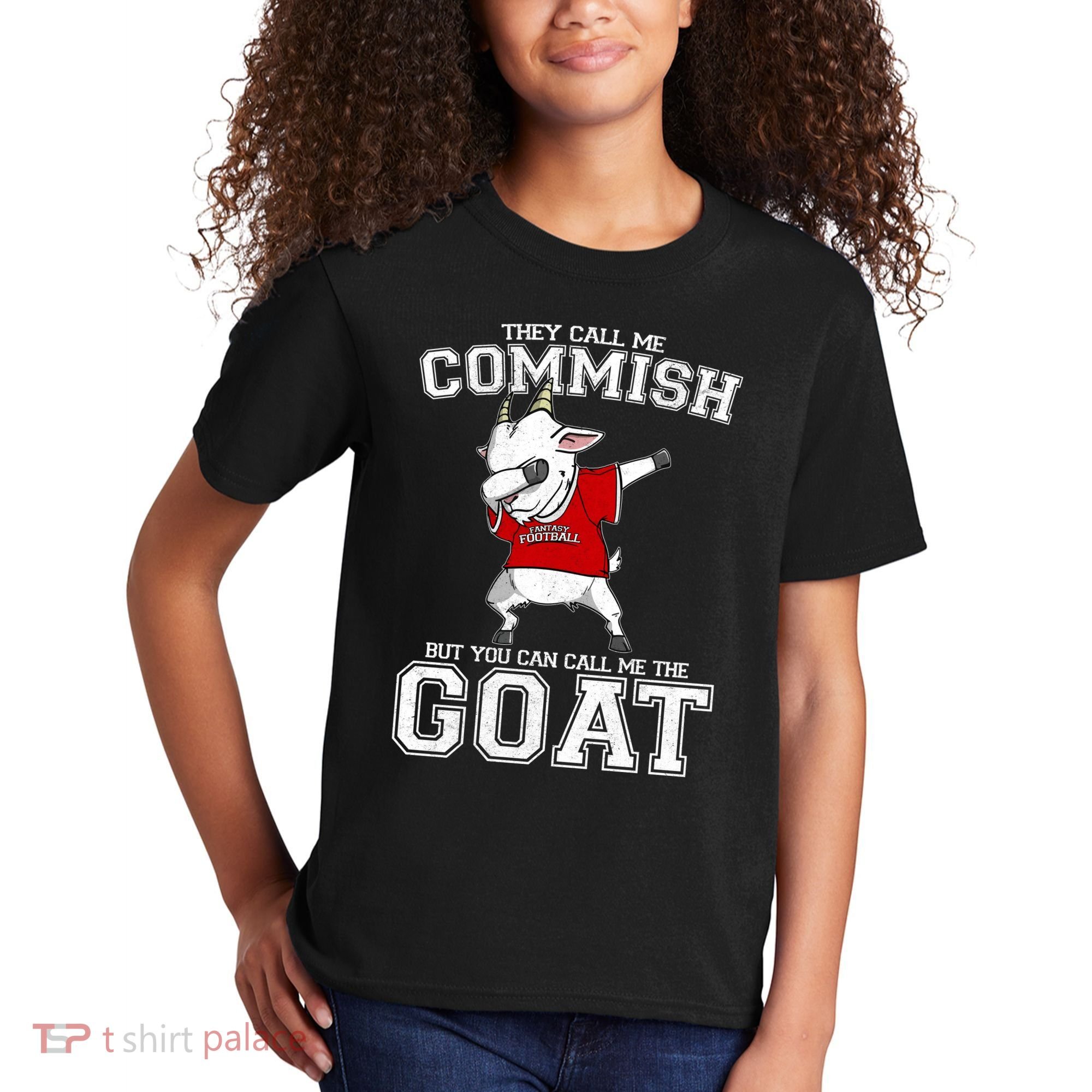 They Call Me Commish GOAT Kids T-Shirt
