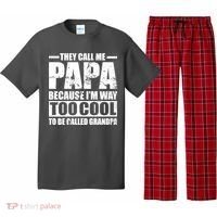 They Call Me Papa Because I'm Too Cool To Be Called Grandpa Pajama Set thumb 0