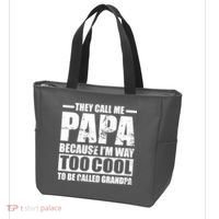 They Call Me Papa Because I'm Too Cool To Be Called Grandpa Tote Bag thumb 3