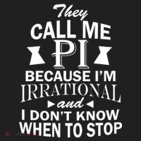 They Call Me PI Because I'm Irrational Women's Sweatshirt thumb 2