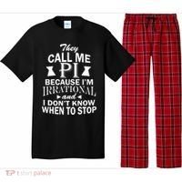 They Call Me PI Because I'm Irrational Pajama Set thumb 0