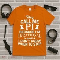 They Call Me PI Because I'm Irrational T-Shirt thumb 5